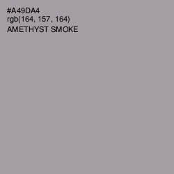 #A49DA4 - Amethyst Smoke Color Image